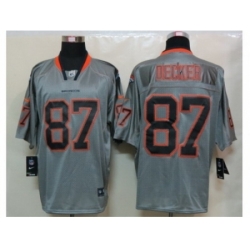 Nike Denver Broncos 87 Eric Decker Grey Elite Lights Out NFL Jersey