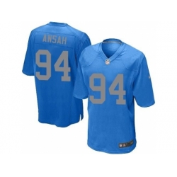 Nike NFL Detroit Lions #94 Ziggy Ansah Limited Youth Blue Alternate Jersey