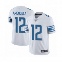 Youth Detroit Lions 12 Danny Amendola White Vapor Untouchable Limited Player Football Jersey