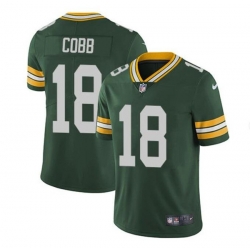 Men Green Bay Packers 18 Randall Cobb Green Vapor Untouchable Stitched Football Jersey