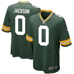 Men's Green Bay Packers Josh Jackson Nike Black 2018 NFL Draft Pick Elite Jersey