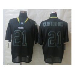 Nike Green Bay Packers 21 Ha Ha Clinton-Dix Black Elite Lights Out NFL Jersey