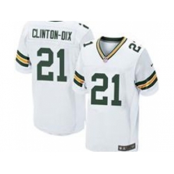 Nike Green Bay Packers 21 Ha Ha Clinton-Dix White Elite NFL Jersey