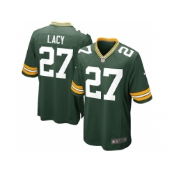 Nike Green Bay Packers 27 Eddie Lacy Green Game NFL Jersey