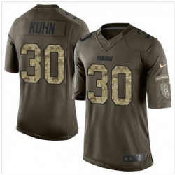 Nike Green Bay Packers #30 John Kuhn Green Men 27s Stitched NFL Limited Salute To Service Jersey