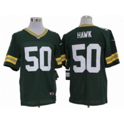 Nike Green Bay Packers 50 A.J. Hawk Green Limited NFL Jersey