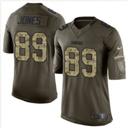 Nike Green Bay Packers #89 James Jones Green Men 27s Stitched NFL Limited Salute To Service Jersey