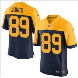 Nike Green Bay Packers #89 James Jones Navy Blue Alternate Mens Stitched NFL New Elite Jersey