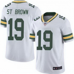 Nike Packers 19 Equanimeous St  Brown White Vapor Untouchable Limited Jersey