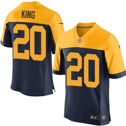 Nike Packers #20 Kevin King Navy Blue Alternate Mens Stitched NFL New Elite Jersey