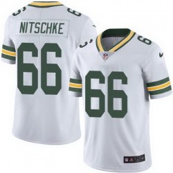 Nike Packers #66 Ray Nitschke White Mens Stitched NFL Vapor Untouchable Limited Jersey