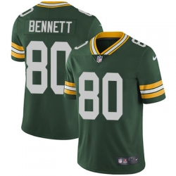 Nike Packers #80 Martellus Bennett Green Team Color Mens Stitched NFL Vapor Untouchable Limited Jersey