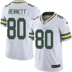 Nike Packers #80 Martellus Bennett White Mens Stitched NFL Vapor Untouchable Limited Jersey