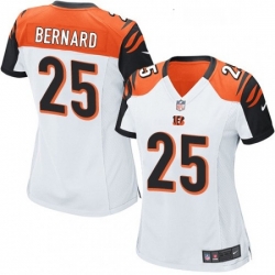 Womens Nike Cincinnati Bengals 25 Giovani Bernard Game White NFL Jersey