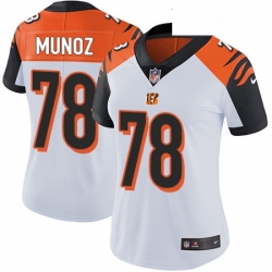 Womens Nike Cincinnati Bengals 78 Anthony Munoz Vapor Untouchable Limited White NFL Jersey