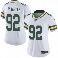 Womens Nike Green Bay Packers 92 Reggie White Elite White NFL Jersey