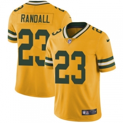 Nike Packers #23 Damarious Randall Yellow Youth Stitched NFL Limited Rush Jersey