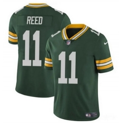 Youth Green Bay Packers 11 Jayden Reed Green Vapor Untouchable Stitched Jersey