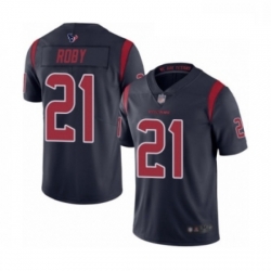 Men Houston Texans 21 Bradley Roby Limited Navy Blue Rush Vapor Untouchable Football Jersey