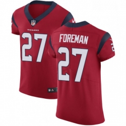 Men Nike Houston Texans 27 DOnta Foreman Red Alternate Vapor Untouchable Elite Player NFL Jersey