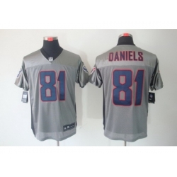 Nike Houston Texans 81 Owen Daniels Grey Elite Shadow NFL Jersey