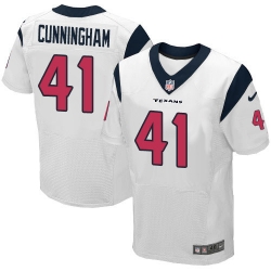 Nike Texans #41 Zach Cunningham White Mens Stitched NFL Elite Jersey