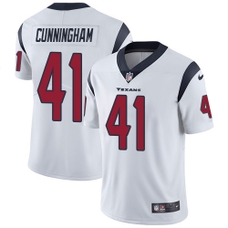 Nike Texans #41 Zach Cunningham White Mens Stitched NFL Vapor Untouchable Limited Jersey