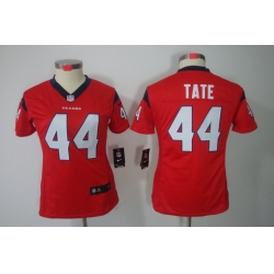 Nike Women Houston Texans #44 Tate Red Color[NIKE LIMITED Jersey]