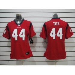 Nike Women Houston Texans #44 Tate Red Jerseys