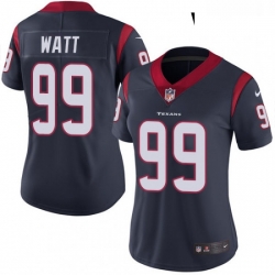 Womens Nike Houston Texans 99 JJ Watt Limited Navy Blue Team Color Vapor Untouchable NFL Jersey