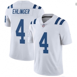 Men's Indianapolis Colts #4 Sam Ehlinger White Vapor Untouchable Stitched Jersey