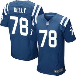 Nike Colts #78 Ryan Kelly Royal Blue Team Color Mens Stitched NFL Elite Jersey