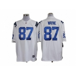 Nike Indianapolis Colts 87 Reggie wayne white Limited NFL Jersey