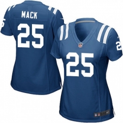 Womens Nike Indianapolis Colts 25 Marlon Mack Game Royal Blue Team Color NFL Jersey