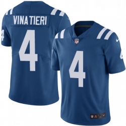 Youth Nike Indianapolis Colts 4 Adam Vinatieri Elite Royal Blue Team Color NFL Jersey