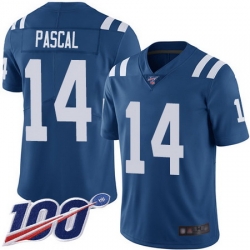 Youth Zach Pascal Limited Home Jersey 14 Football Indianapolis Colts Royal Blue 1