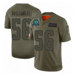 Men Jacksonville Jaguars 56 Quincy Williams II Limited Camo 2019 Salute to Service Football Jersey