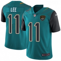 Men Nike Jacksonville Jaguars 11 Marqise Lee Teal Green Team Color Vapor Untouchable Limited Player NFL Jersey