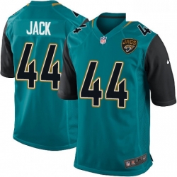 Men Nike Jacksonville Jaguars 44 Myles Jack Game Teal Green Team Color NFL Jersey