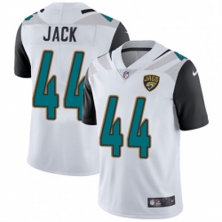 Men Nike Jacksonville Jaguars 44 Myles Jack White Vapor Untouchable Limited Player NFL Jersey