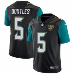 Men Nike Jacksonville Jaguars 5 Blake Bortles Black Alternate Vapor Untouchable Limited Player NFL Jersey