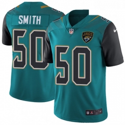 Men Nike Jacksonville Jaguars 50 Telvin Smith Teal Green Team Color Vapor Untouchable Limited Player NFL Jersey