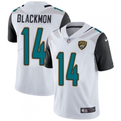 Nike Jaguars #14 Justin Blackmon White Mens Stitched NFL Vapor Untouchable Limited Jersey