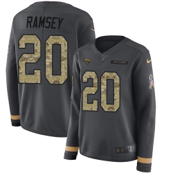 Nike Jaguars #20 Jalen Ramsey Anthracite Salute to Service Jersey