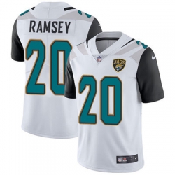 Nike Jaguars #20 Jalen Ramsey White Mens Stitched NFL Vapor Untouchable Limited Jersey