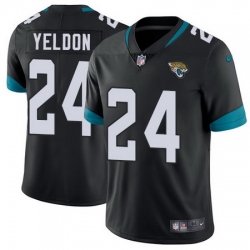 Nike Jaguars #24 T J Yeldon Black Alternate Mens Stitched NFL Vapor Untouchable Limited Jersey