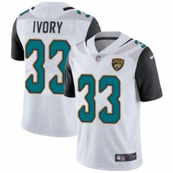 Nike Jaguars #33 Chris Ivory White Mens Stitched NFL Vapor Untouchable Limited Jersey