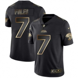 Nike Jaguars 7 Nick Foles Black Gold Vapor Untouchable Limited Jersey