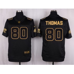 Nike Jaguars #80 Julius Thomas Black Mens Stitched NFL Elite Pro Line Gold Collection Jersey