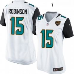 Womens Nike Jacksonville Jaguars 15 Allen Robinson Game White NFL Jersey